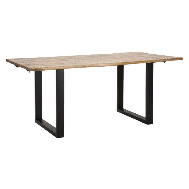 Tavolo Da Pranzo Edge Allungabile cm 180x90x77-lunghezza Totale 280 (legno Di Mango)
