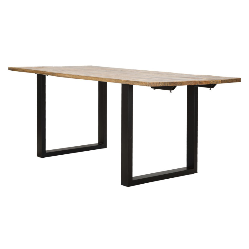 Tavolo Da Pranzo Edge Allungabile cm 180x90x77-lunghezza Totale 280 (legno Di Mango)