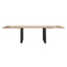 Tavolo Da Pranzo Edge Allungabile cm 180x90x77-lunghezza Totale 280 (legno Di Mango)