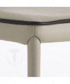 Sedia in pelle sintetica Kable - set da 4 tortora