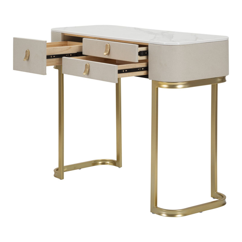 Consolle 3 Cassetti Beauty cm 100x40x80