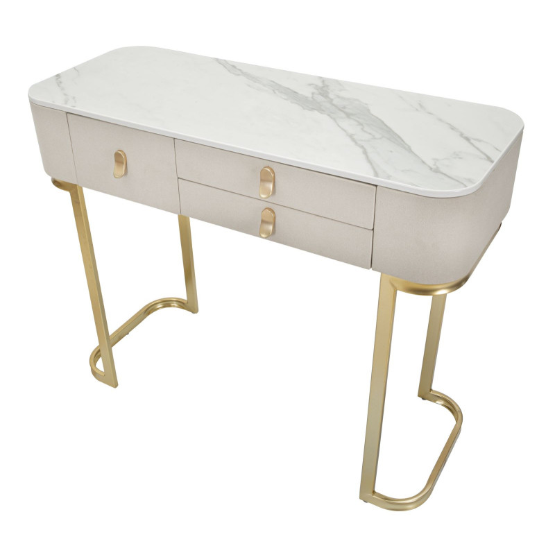 Consolle 3 Cassetti Beauty cm 100x40x80