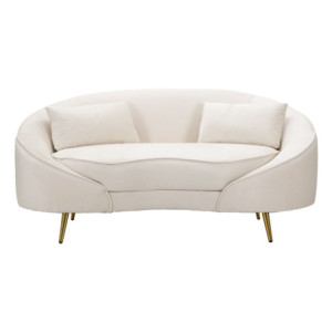 Zoom Divanetto 2 Posti Oslo Con Cuscini Crema cm 148x84x68