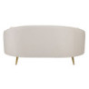Divanetto 2 Posti Oslo Con Cuscini Crema cm 148x84x68
