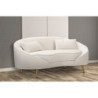 Divanetto 2 Posti Oslo Con Cuscini Crema cm 148x84x68