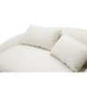 Divano 3 Posti Oslo Con Cuscini Crema cm 185x84x68