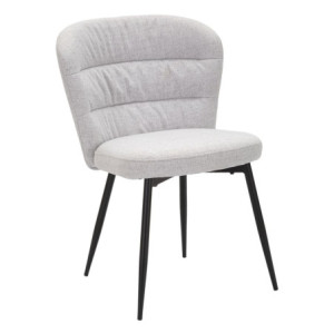 Sedia Losanna Grigia Set 2 Pz cm 58x60,5x85