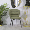 Sedia Losanna Verde Set 2 Pz cm 58x60,5x85
