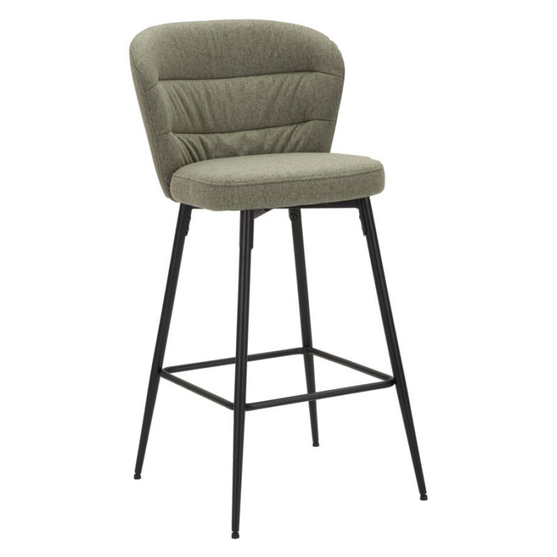Sgabello Bar Losanna Verde Set 2 Pz cm 52x59x108