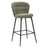 Sgabello Bar Losanna Verde Set 2 Pz cm 52x59x108