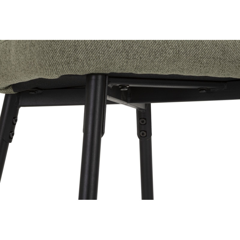 Sgabello Bar Losanna Verde Set 2 Pz cm 52x59x108