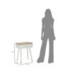 Comodino Matera cm 45x32x62