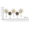 Apporta Abiti Ferro Legno Raffia cm 61x5,5x30,5