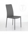 Sedia in pelle sintetica Kable - set da 4 grigio
