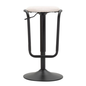 Zoom Sgabello Bar Destiny Bianco cm ø 41x61-83