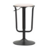 Sgabello Bar Destiny Bianco cm ø 41x61-83