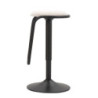 Sgabello Bar Destiny Bianco cm ø 41x61-83
