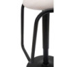 Sgabello Bar Destiny Bianco cm ø 41x61-83