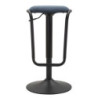 Sgabello Bar Destiny Navy cm ø 41x61-83