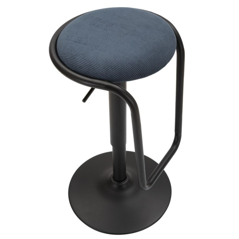 Sgabello Bar Destiny Navy cm ø 41x61-83