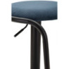 Sgabello Bar Destiny Navy cm ø 41x61-83