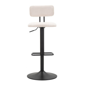Zoom Sgabello Bar Light Bianco cm 41x47,5x85-106,5(seduta cm 61-83) Set 2pcs