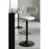 Sgabello Bar Light Bianco cm 41x47,5x85-106,5(seduta cm 61-83) Set 2pcs