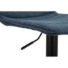 Sgabello Bar High Navy cm 43x49,5x85,5-107(seduta cm 61-82,5) Set 2pcs