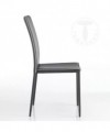 Sedia in pelle sintetica Kable - set da 4 grigio