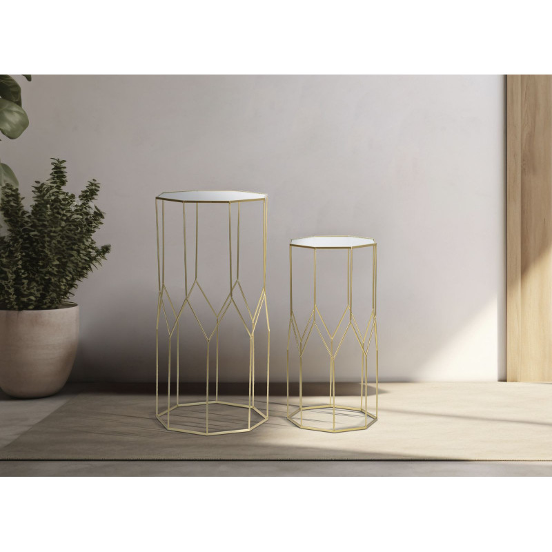 Porta Telefono New Glassortiti Coppia cm 50x46x100-40x37x80