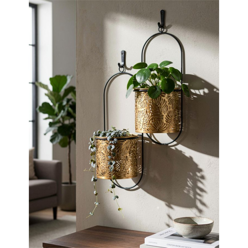 Da Muro Doppio Hong H 48 cm | Fioriere e Vasi | Levante Shop