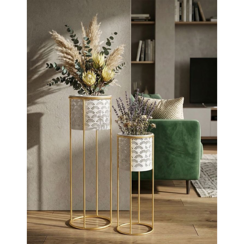 Whity Coppia 17x46 cm | Fioriere e Vasi | Levante Shop