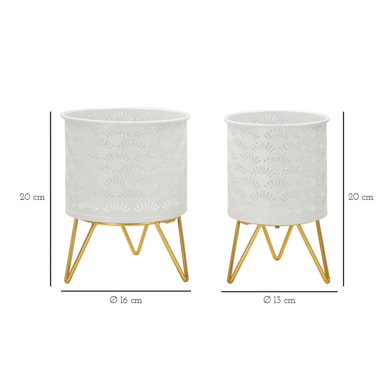 Carly Coppia 16x20 cm | Fioriere e Vasi | Levante Shop