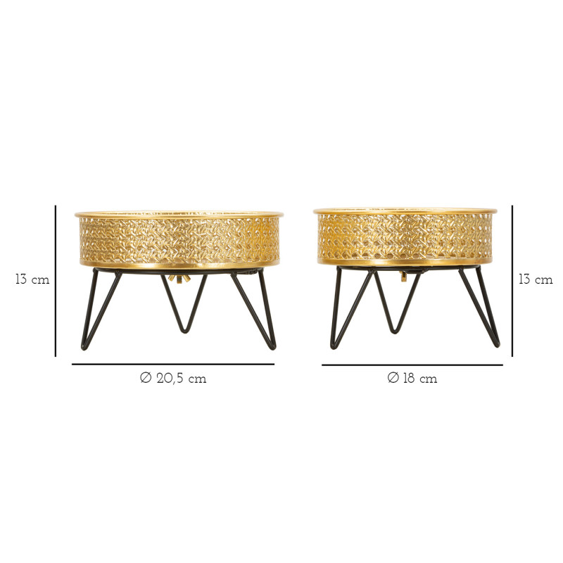 Bossy Coppia 20.5x13 cm | Fioriere e Vasi | Levante Shop