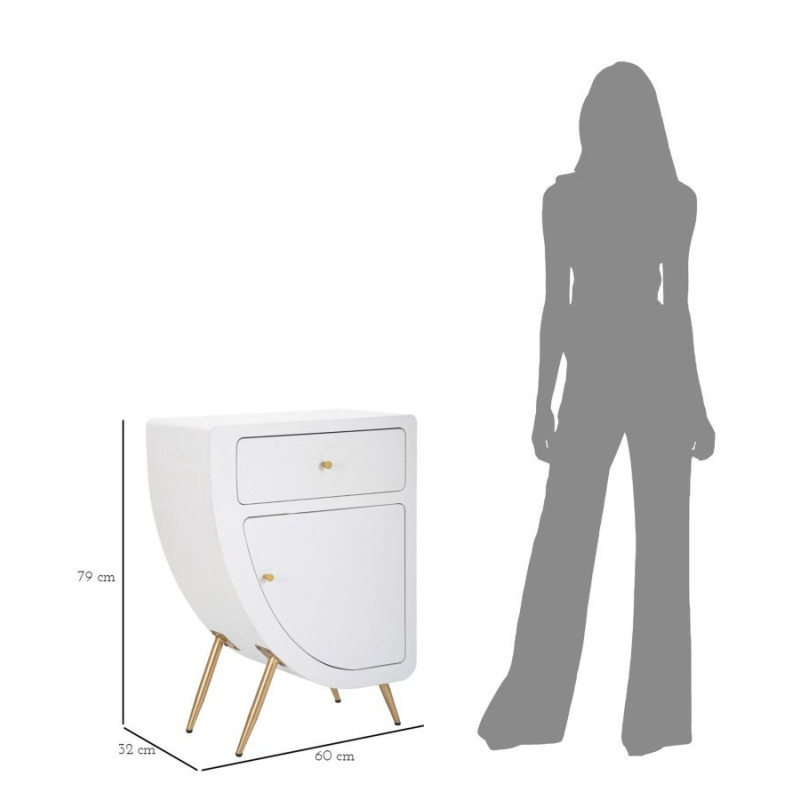 Comodino Alto Venus cm 60x32x79