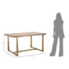Tavolo Ankara cm 150x90x78