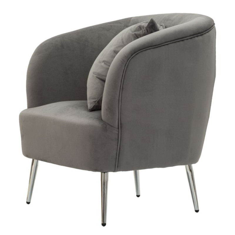 Poltrona Silvery Con Cuscino cm 73x66x78