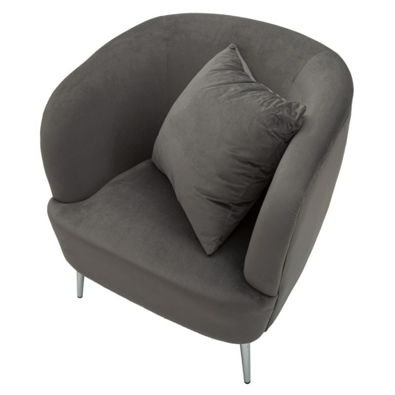 Poltrona Silvery Con Cuscino cm 73x66x78