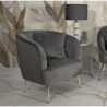 Poltrona Silvery Con Cuscino cm 73x66x78