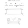 Poltrona Emy Senape Con Cuscino cm 104x83x76