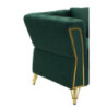 Poltrona Emy Verde Con Cuscino cm 104x83x76