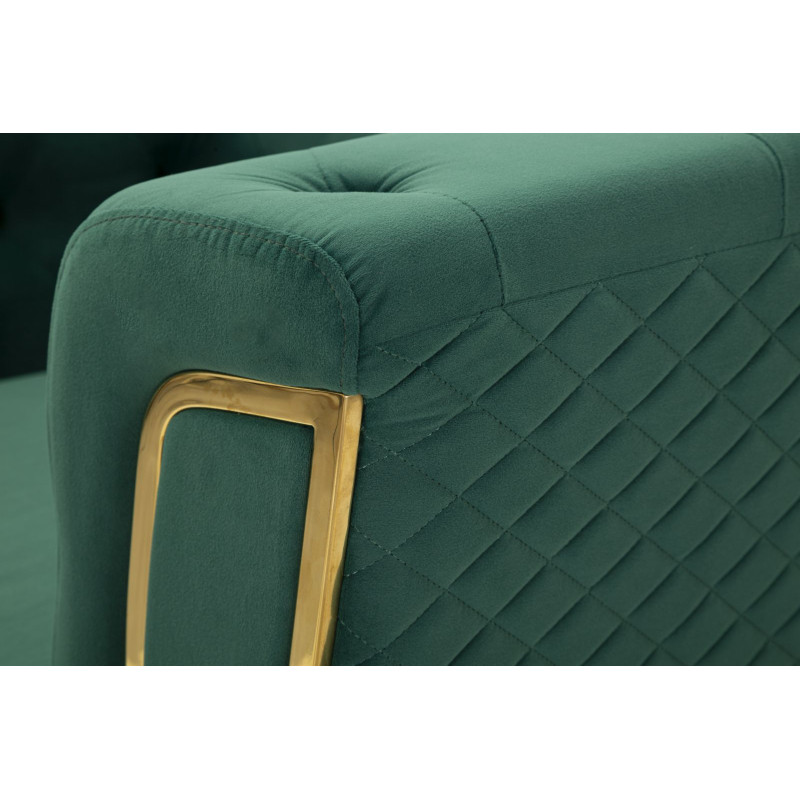 Poltrona Emy Verde Con Cuscino cm 104x83x76