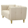 Divano Alma Crema Con Cuscini cm 155x81x71