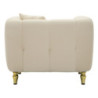 Poltrona Alma Crema Con Cuscino cm 97x81x71