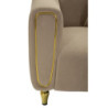 Poltrona Alma Grigio Con Cuscino cm 97x81x71