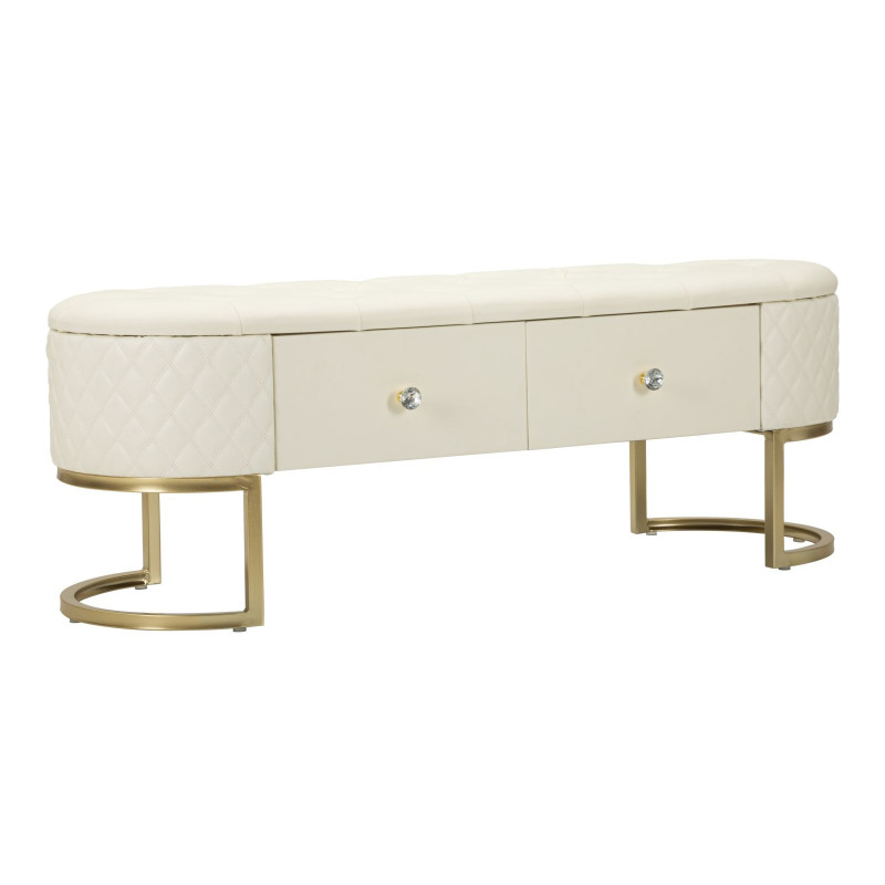 Panca Con Cassetti Sharon cm 120x40x43