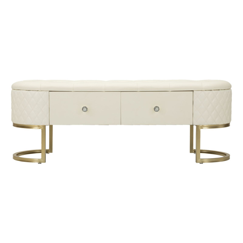 Panca Con Cassetti Sharon cm 120x40x43