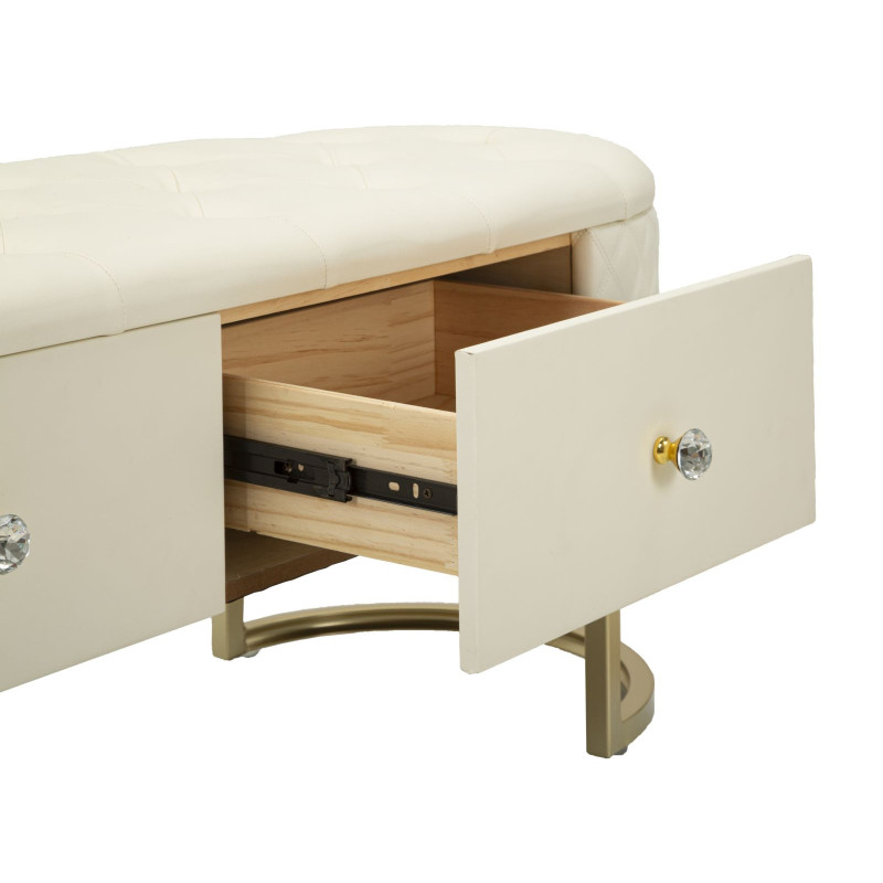 Panca Con Cassetti Sharon cm 120x40x43