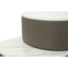 Toeletta Sharon Grigia Con Puff cm 120x40x75 (misura Puff ø36x39)