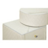 Toeletta Sharon Panna Con Puff cm 120x40x75 (misura Puff ø36x39)